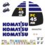 Komatsu PC45MR-2 Decal Kit