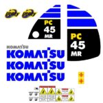 Komatsu PC45MR-3 Decal Kit