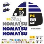Komatsu PC55MR-2 Decal Kit