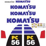 Komatsu PC56-7 Decal Kit