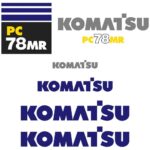 Komatsu PC78MR-6 Decal Kit