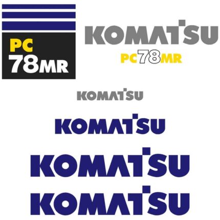 Komatsu PC78MR-6 Decal Kit