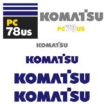 Komatsu PC78US-6 Decal Kit