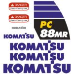 Komatsu PC88MR - 10 Decal Kit