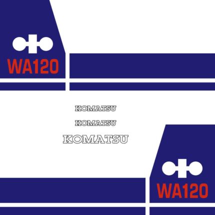 Komatsu WA120-1 Decal Kit