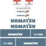 Komatsu WA180-3 Decal Kit
