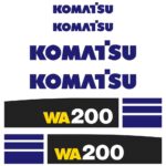 Komatsu WA200-5 Decal Kit