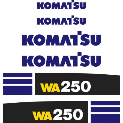 Komatsu WA250-5 Decal Kit