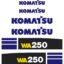 Komatsu WA250-5 Decal Kit