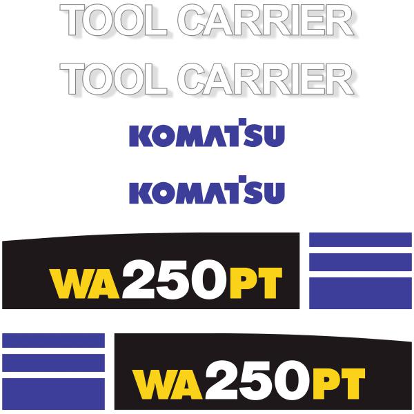 Komatsu WA250PT-5 Decal Kit Komatsu WA250PT-5 Decal Kit
