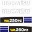 Komatsu WA250PZ-6 Decal Kit