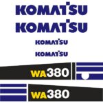 Komatsu WA380-6 Decal Kit