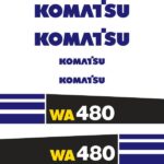 Komatsu WA480-6 Decal Kit