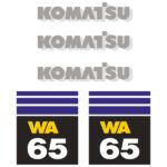 Komatsu WA65-3 Decal Kit