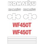 Komatsu WF450T-1 Decal Kit