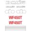 Komatsu WF450T-1 Decal Kit