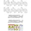 Kubota KC110HR-4 Decal Kit - Tracked Dumper