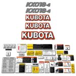 Kubota KX018-4 Decal Kit