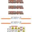 Kubota KX61-3 Decal Kit