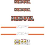 Kubota KX91-2 Decal Kit