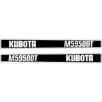 Kubota M5950DT Decal Kit