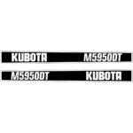 Kubota M5950DT Decal Kit