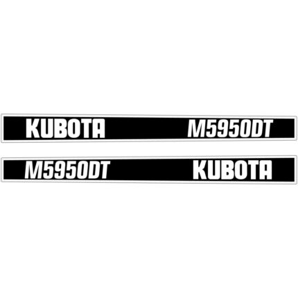 Kubota M5950DT Decal Kit