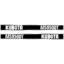 Kubota M5950DT Decal Kit