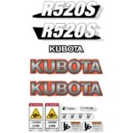 Kubota R520S Decal Kit