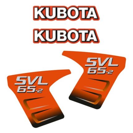Kubota SVL65-2 Decal Kit