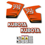 Kubota SVL75 -1 Decal Kit