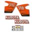 Kubota SVL75 -1 Decal Kit