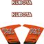 Kubota SVL75-2 Decal Kit