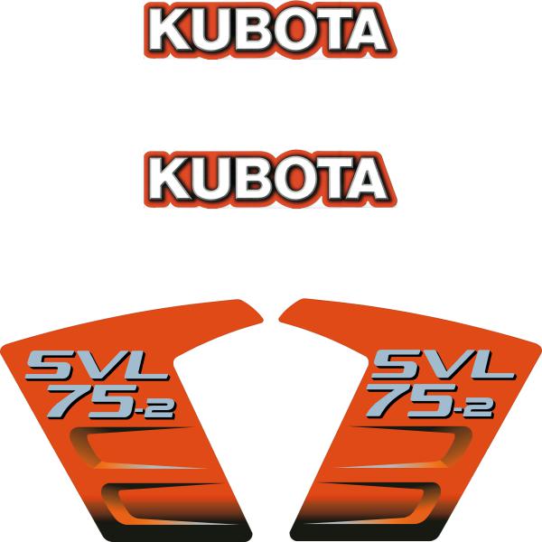 Kubota SVL75-2 Decal Kit Kubota SVL75-2 Decal Kit