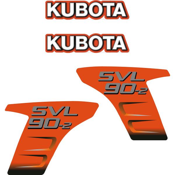 Kubota SVL90-2 Decal Kit Kubota SVL90-2 Decal Kit