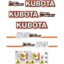 Kubota U25 Decal Kit