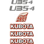 Kubota U35-4 Decal Kit