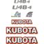 Kubota U48-4 Decal Kit