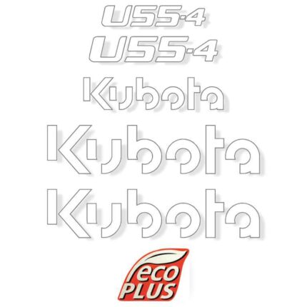 Kubota U55-4 Decal Kit Later Style