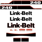 Link Belt 240 X2 Decal Kit