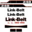 Link Belt 240 X2 Decal Kit