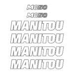 Manitou MC50 Decal Kit - Forklift