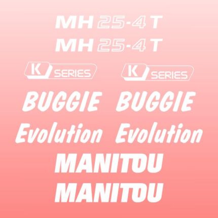 Manitou MH25-4 T - Buggie Decal Kit - Forklift