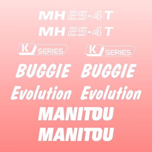 Manitou MH25-4 T - Buggie Decal Kit - Forklift Manitou MH25-4 T - Buggie Decal Kit - Forklift