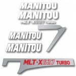 Manitou MLT X 627 Turbo Decal Kit