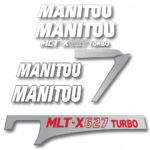 Manitou MLT X 627 Turbo Decal Kit