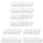 Manitou MSI 30 - Buggie Decal Kit - Forklift
