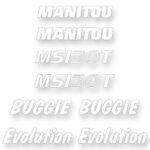 Manitou MSI 30 - Buggie Decal Kit - Forklift