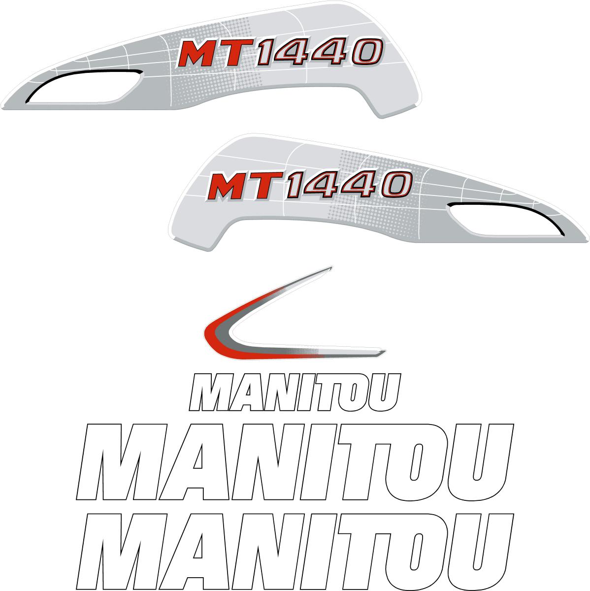 Manitou MT1440 Decal Kit Manitou MT1440 Decal Kit