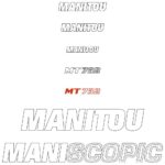 Manitou MT732 Decal Kit